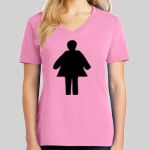 Ladies Core Cotton V Neck Tee Thumbnail