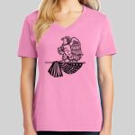 Ladies Core Cotton V Neck Tee Thumbnail