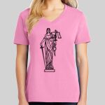 Ladies Core Cotton V Neck Tee Thumbnail