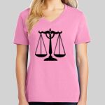 Ladies Core Cotton V Neck Tee Thumbnail