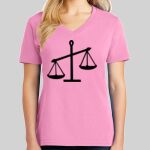 Ladies Core Cotton V Neck Tee Thumbnail