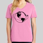 Ladies Core Cotton V Neck Tee Thumbnail