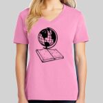 Ladies Core Cotton V Neck Tee Thumbnail