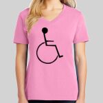 Ladies Core Cotton V Neck Tee Thumbnail