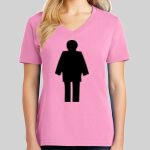 Ladies Core Cotton V Neck Tee Thumbnail