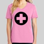 Ladies Core Cotton V Neck Tee Thumbnail