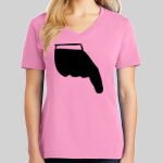 Ladies Core Cotton V Neck Tee Thumbnail