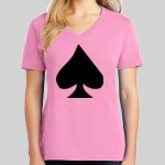 Ladies Core Cotton V Neck Tee Thumbnail