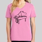 Ladies Core Cotton V Neck Tee Thumbnail