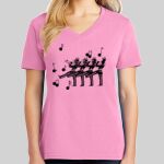 Ladies Core Cotton V Neck Tee Thumbnail