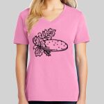 Ladies Core Cotton V Neck Tee Thumbnail