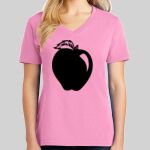 Ladies Core Cotton V Neck Tee Thumbnail