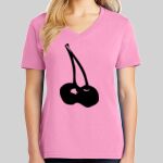 Ladies Core Cotton V Neck Tee Thumbnail