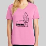 Ladies Core Cotton V Neck Tee Thumbnail