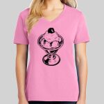 Ladies Core Cotton V Neck Tee Thumbnail