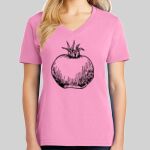 Ladies Core Cotton V Neck Tee Thumbnail