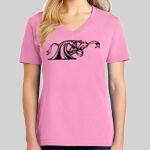 Ladies Core Cotton V Neck Tee Thumbnail