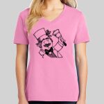 Ladies Core Cotton V Neck Tee Thumbnail