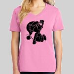 Ladies Core Cotton V Neck Tee Thumbnail