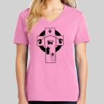 Ladies Core Cotton V Neck Tee Thumbnail