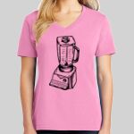 Ladies Core Cotton V Neck Tee Thumbnail