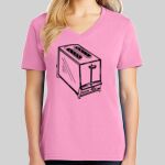 Ladies Core Cotton V Neck Tee Thumbnail