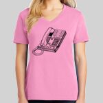 Ladies Core Cotton V Neck Tee Thumbnail