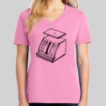 Ladies Core Cotton V Neck Tee Thumbnail