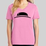 Ladies Core Cotton V Neck Tee Thumbnail