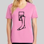 Ladies Core Cotton V Neck Tee Thumbnail