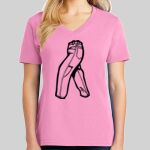 Ladies Core Cotton V Neck Tee Thumbnail