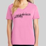 Ladies Core Cotton V Neck Tee Thumbnail