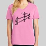 Ladies Core Cotton V Neck Tee Thumbnail