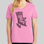 Ladies Core Cotton V Neck Tee Thumbnail