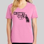 Ladies Core Cotton V Neck Tee Thumbnail