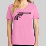 Ladies Core Cotton V Neck Tee Thumbnail