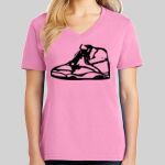 Ladies Core Cotton V Neck Tee Thumbnail