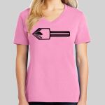 Ladies Core Cotton V Neck Tee Thumbnail