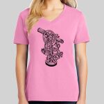 Ladies Core Cotton V Neck Tee Thumbnail