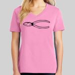 Ladies Core Cotton V Neck Tee Thumbnail