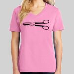 Ladies Core Cotton V Neck Tee Thumbnail