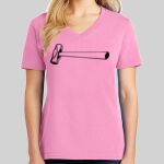 Ladies Core Cotton V Neck Tee Thumbnail