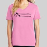 Ladies Core Cotton V Neck Tee Thumbnail