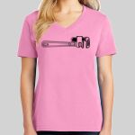 Ladies Core Cotton V Neck Tee Thumbnail