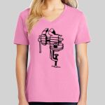 Ladies Core Cotton V Neck Tee Thumbnail