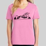 Ladies Core Cotton V Neck Tee Thumbnail