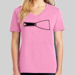 Ladies Core Cotton V Neck Tee Thumbnail