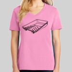 Ladies Core Cotton V Neck Tee Thumbnail