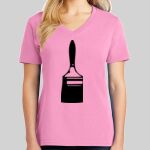 Ladies Core Cotton V Neck Tee Thumbnail