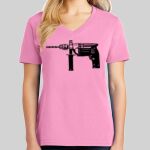 Ladies Core Cotton V Neck Tee Thumbnail